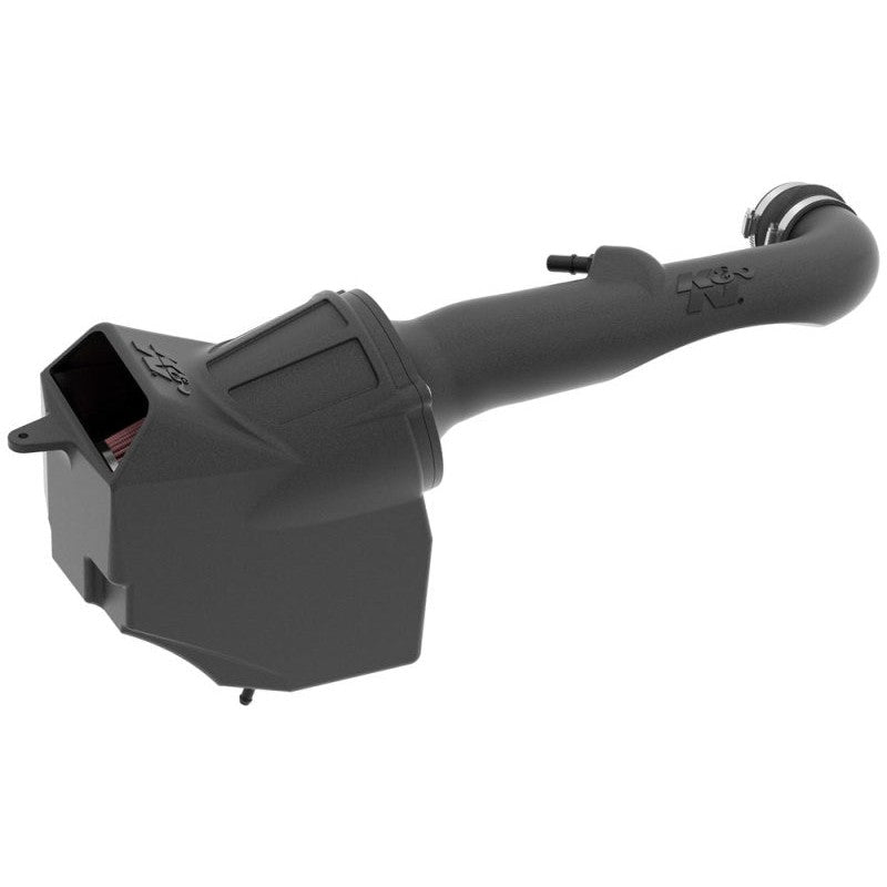 K&N 57-1576 performance intake kit with enclosed air box and HDPE rotationally-molded tube for 3.6L Jeep engines.