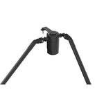 K&N black air oil separator catch can with factory-style quick-connect hoses for 2018-2025 Jeep 3.6L engines.