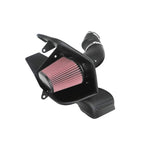 K&N AirCharger intake system with black HDPE tube and enclosed air box for 2019-2024 Ram 2500/3500 diesel