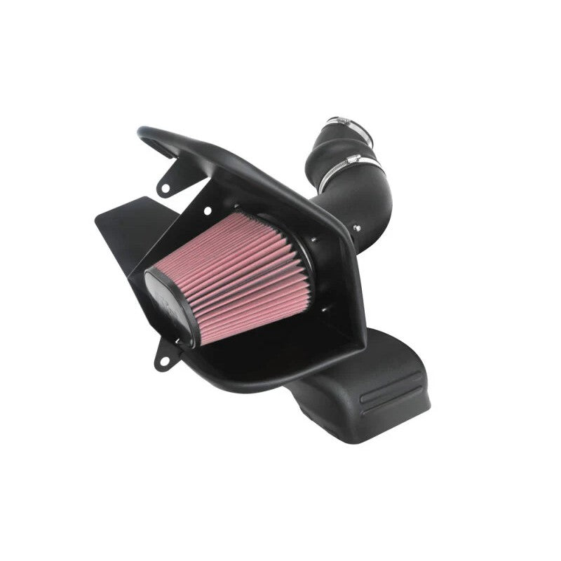 K&N AirCharger intake system with black HDPE tube and enclosed air box for 2019-2024 Ram 2500/3500 diesel