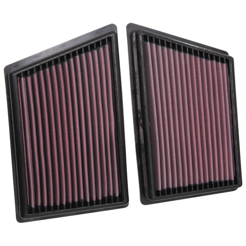 K&N 33-3153 high-flow washable oiled cotton air filter for 2019-2026 Porsche 911 3.0L