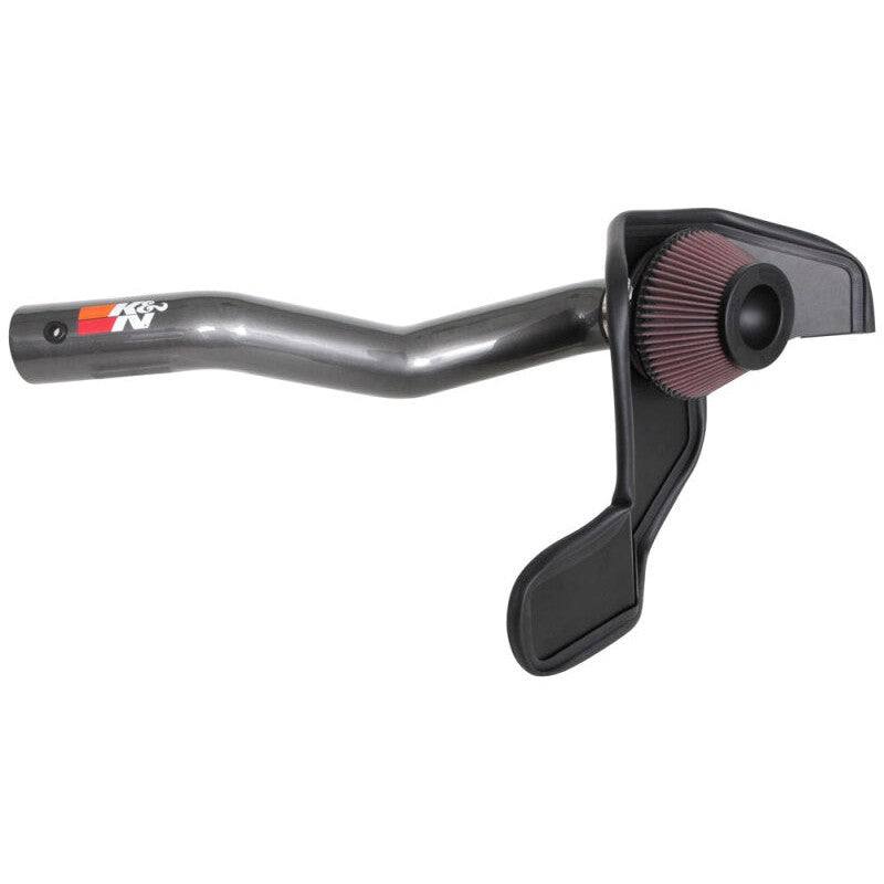 K&N high-flow air intake system with mandrel-bent aluminum tube and oiled cotton filter for 2020-2024 Ford Explorer 2.3L.
