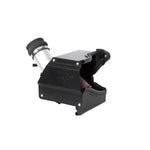K&N 77-5300KS performance air intake with mandrel-bent aluminum tube and red oiled cotton filter.