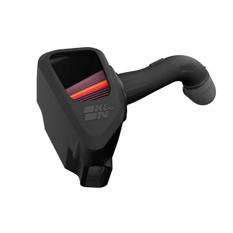 K&N NextGen cold air intake system 50-3103 with rotationally molded HDPE tube and conical oiled cotton filter.