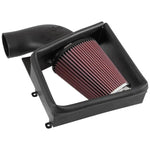 K&N AirCharger performance intake kit with HDPE tube, conical oiled cotton filter, and heat shield for BMW 535i.
