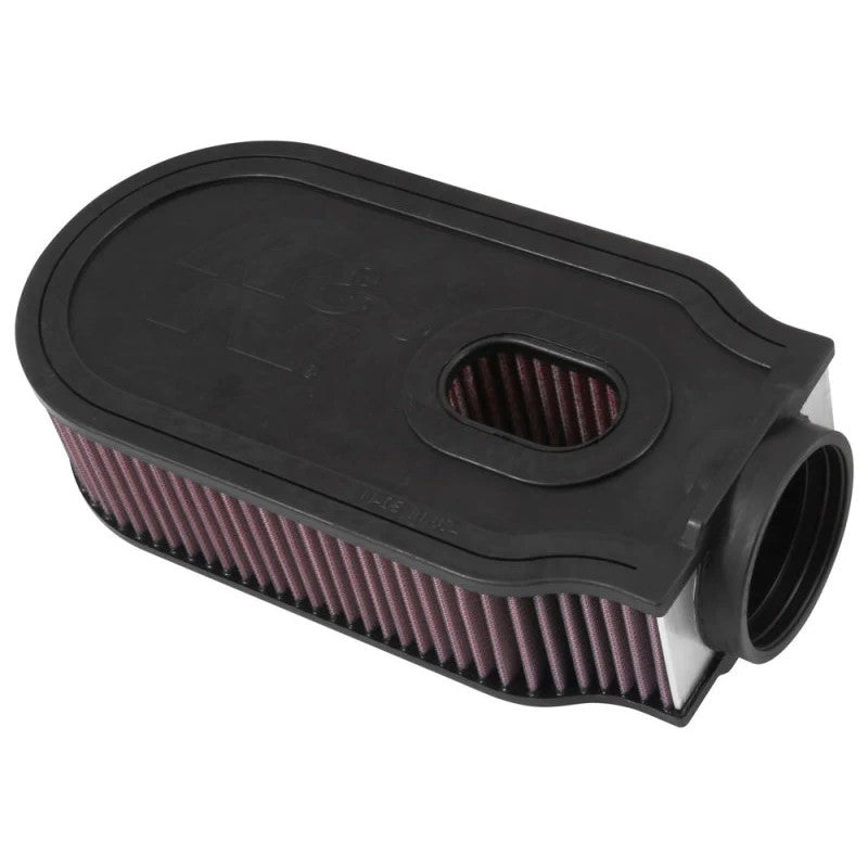 K&N E-0654 high-flow replacement air filter with oiled cotton media for Mercedes-Benz 2.1L diesel engines.