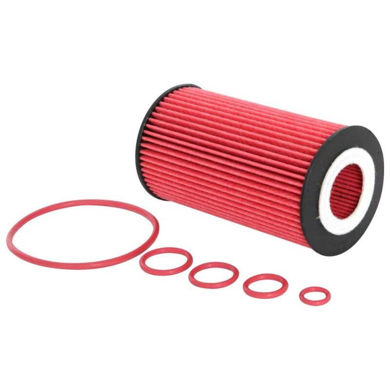 K&N HP-7004 Performance Gold cartridge oil filter with pleated filtration media