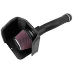 K&N 63-9039 AirCharger intake system with black HDPE tube and red oiled filter for 2016-2023 Toyota Tacoma V6-3.5L