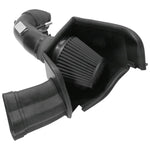 K&N Blackhawk Induction air intake system with black powder-coated aluminum tube and oil-free filter for 2018-2023 Mustang GT.