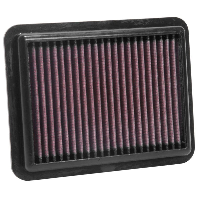 K&N 33-5087 high-flow oiled cotton replacement air filter for Nissan Kicks and Versa
