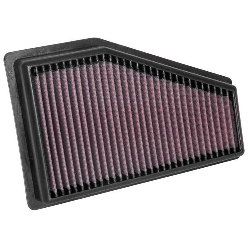 K&N 33-5089 washable high-flow replacement air filter for 2019-2023 Jeep Cherokee L4-2.4L and V6-3.2L