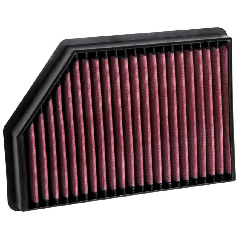 K&N 33-5098 washable oiled cotton drop-in air filter for 2020-2026 Chevrolet Silverado and GMC Sierra HD trucks