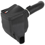 K&N 63-3119 performance intake system featuring a black HDPE tube, enclosed air box, and red conical air filter.