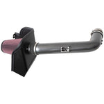K&N 77-2593KC performance intake kit with mandrel-bent aluminum tube and red oiled cotton filter