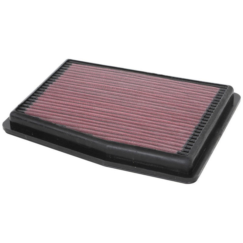 K&N 33-5109 washable high-flow oiled cotton drop-in air filter for 2020-2026 Hyundai and Kia Hybrid models.