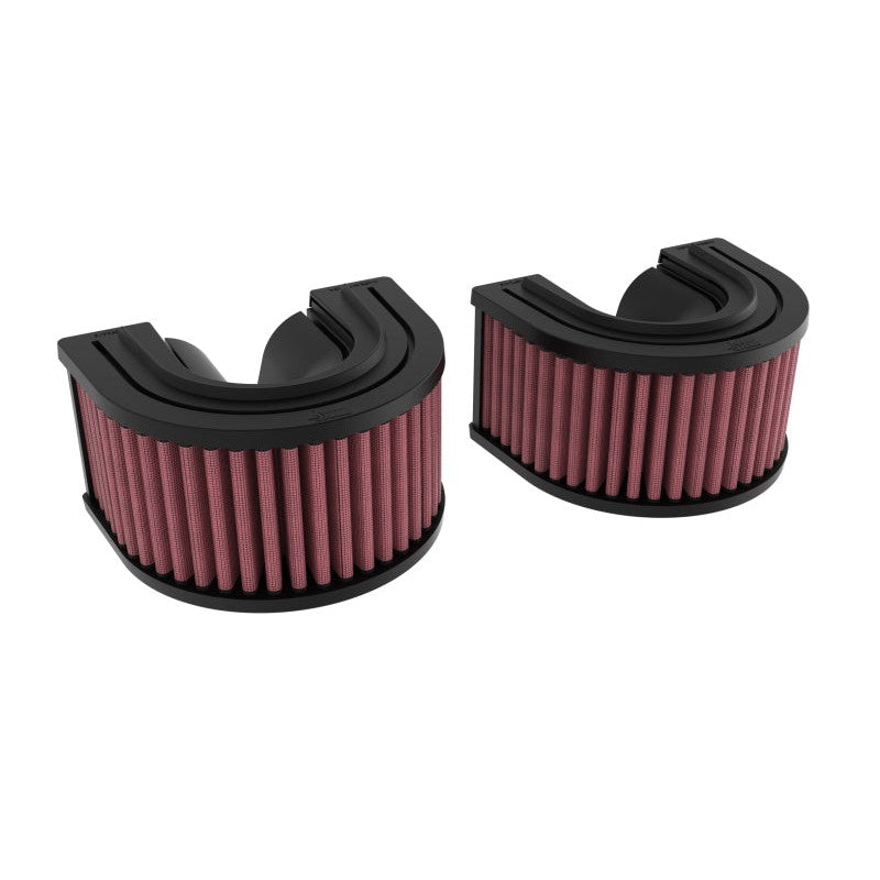 Set of two K&N E-0631 high-flow oiled cotton drop-in air filters for C8 Corvette Z06 and ZR1.