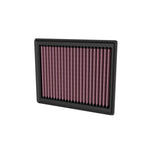 Set of two K&N 33-5135 high-flow oiled cotton replacement air filters for 2023-2025 Nissan Z.