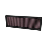K&N 33-5146 high-flow oiled cotton drop-in replacement air filter for 2.3L Ford Mustang and Explorer engines
