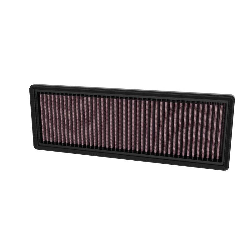 K&N 33-5146 high-flow oiled cotton drop-in replacement air filter for 2.3L Ford Mustang and Explorer engines