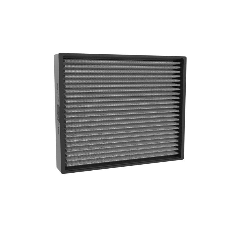 K&N VF2078 washable replacement cabin air filter featuring high-flow synthetic filtration media and a durable frame.