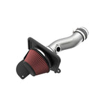 K&N 69 Series cold air intake for 2021-2025 Acura TLX featuring a silver aluminum tube and red oiled cotton air filter.