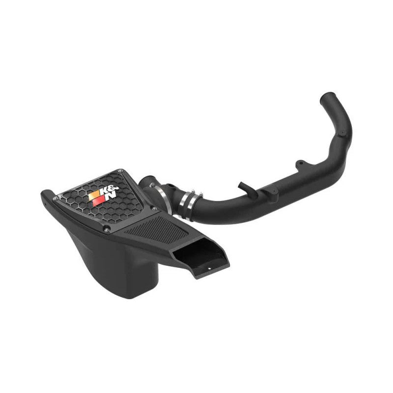 K&N 30-2619 DRYFLOW Performance Air Intake System featuring a custom intake tube and oil-free synthetic air filter.
