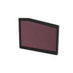 K&N 33-5128 high-flow washable oiled cotton replacement air filter for 2022-2026 Cadillac CT5 V Blackwing.