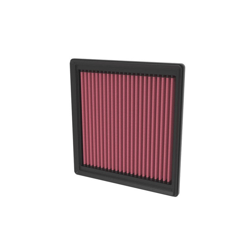 K&N 33-3178 high-flow replacement drop-in air filter with red oiled cotton media