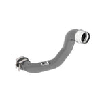 Gunmetal gray powder-coated aluminum K&N charge pipe for 2023-2026 Chevrolet Colorado and GMC Canyon 2.7L.