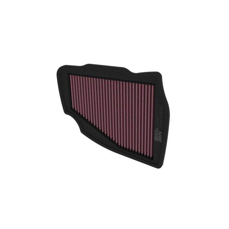K&N 33-3188 high-flow oiled cotton replacement air filter for 2023-2026 BMW 5 Series and 7 Series.