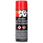 K&N 99-0504 aerosol spray can of red air filter oil, 6.5 oz size