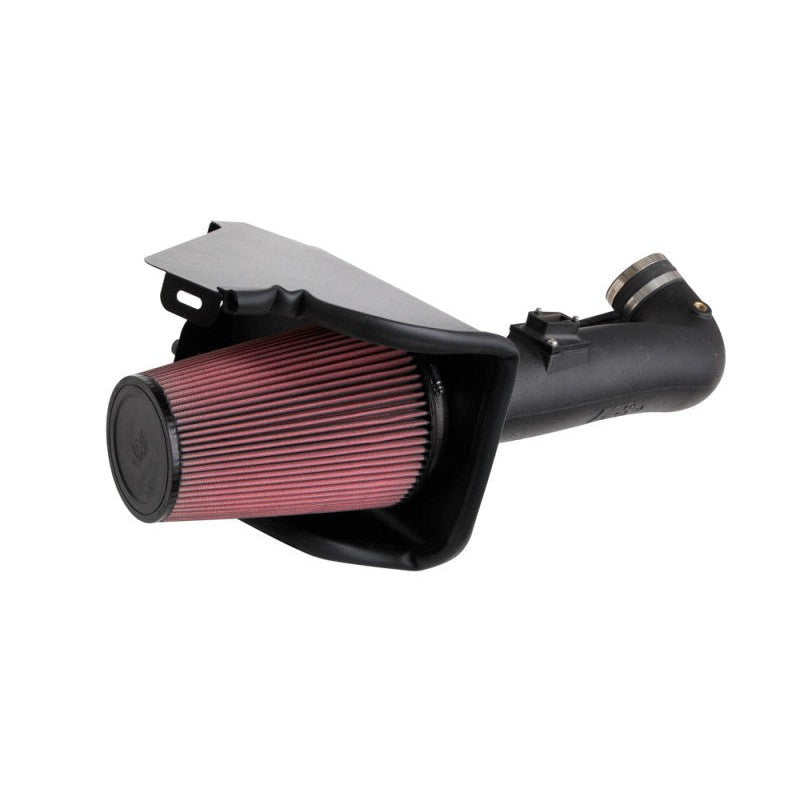 K&N 63 Series AirCharger intake system with HDPE tube and conical air filter for Ford Super Duty 7.3L.
