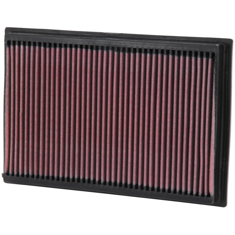 K&N 33-2272 high-flow oiled cotton replacement air filter for 1992-2011 Ford, Lincoln, and Mercury vehicles.