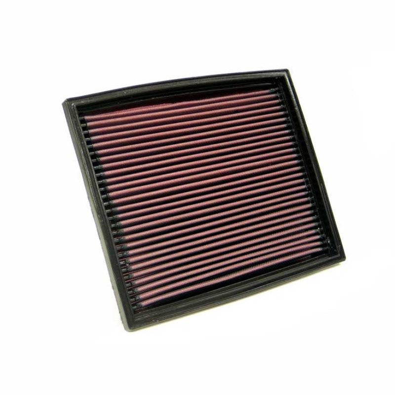 K&N 33-2142 drop-in high-flow replacement air filter for 1997-2003 BMW 5-Series and 7-Series models.
