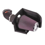 K&N Performance Air Intake Kit with black HDPE tube and red oiled filter for 1999-2000 Ford F-150 Lightning.