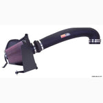 K&N Performance Intake Kit 57-3038 featuring black HDPE tube and conical oiled air filter for GM V6-4.3L trucks.