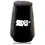 Black K&N RU-3130DK Drycharger air filter wrap made of silicone-treated polyester.