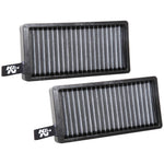 K&N VF2060 washable synthetic cabin air filters in a two-pack for BMW and Mini vehicles.