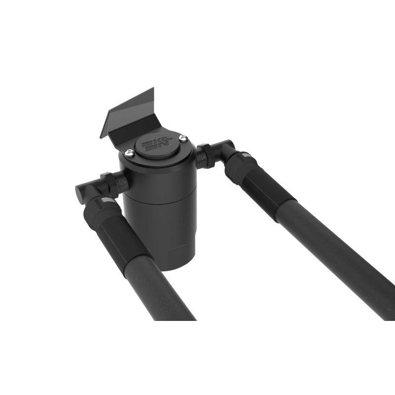 K&N 81-0810 Air Oil Separator with factory-style hoses and mounting bracket for 2021-2025 Ford Bronco 2.7L.