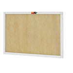 K&N HVC-12025 washable MERV 11 HVAC air filter with pleated synthetic media, 20x25x1 dimensions.