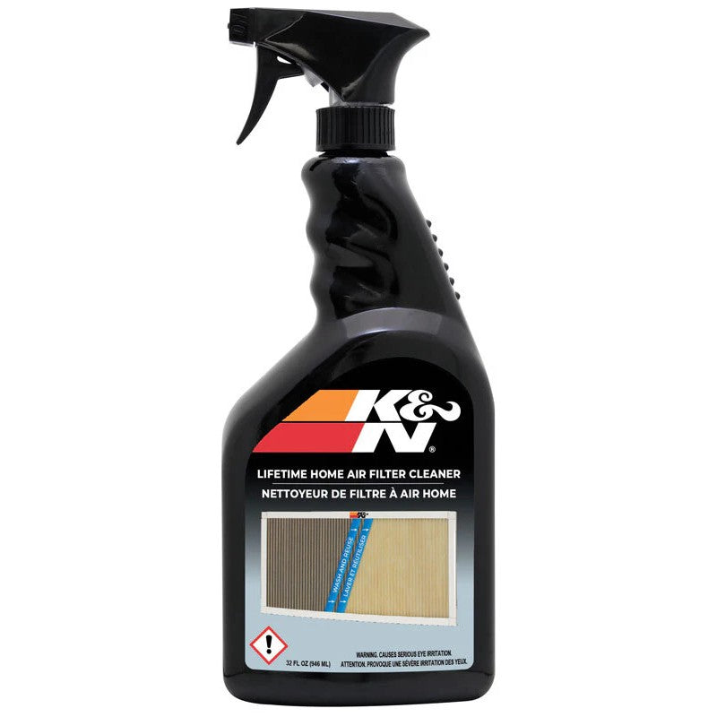 K&N 99-6010 HVAC filter cleaner in a 32 ounce pump spray bottle