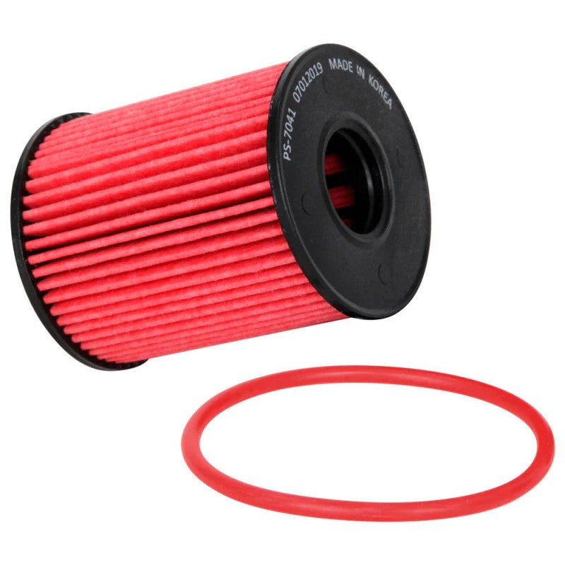 K&N HP-7041 performance cartridge oil filter for 1.4L engines