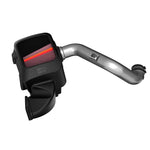 K&N NextGen aluminum intake system with silver 6063 tube and red conical air filter for 2013-2024 Ram 1500 V6-3.6L