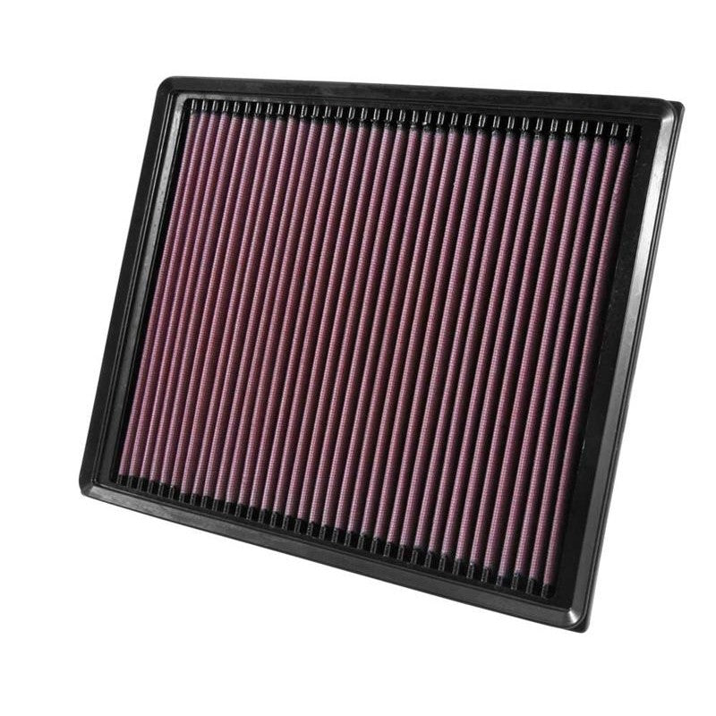 K&N High-Flow oiled cotton replacement air filter for 2010-2011 Volkswagen Amarok.