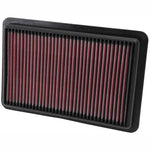 K&N 33-2480 high-flow oiled cotton replacement air filter for Mazda 3, 6, and CX-5