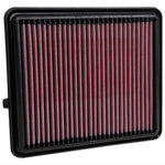 K&N 33-3151 drop-in replacement air filter featuring red oiled cotton media for 2018-2020 Suzuki Jimny II.