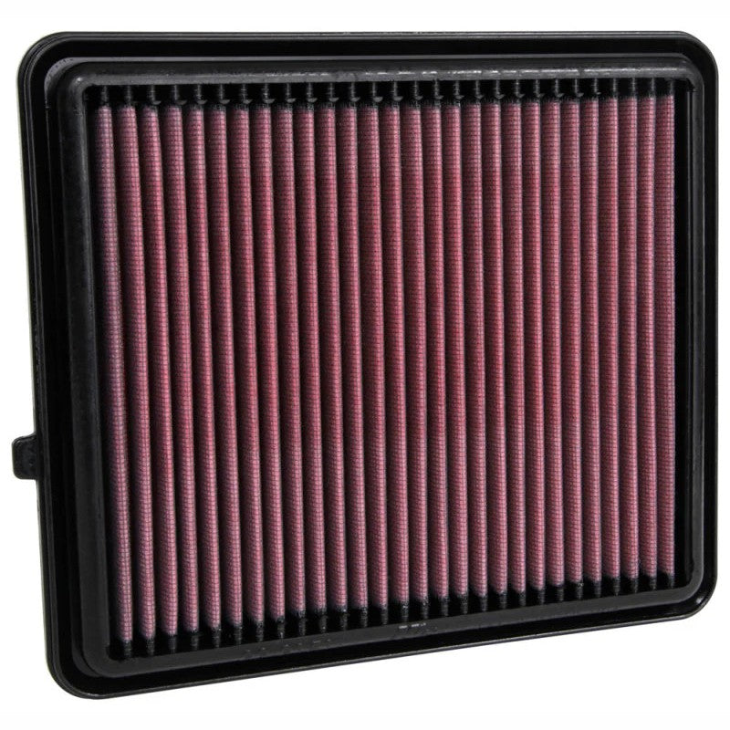 K&N 33-3151 drop-in replacement air filter featuring red oiled cotton media for 2018-2020 Suzuki Jimny II.