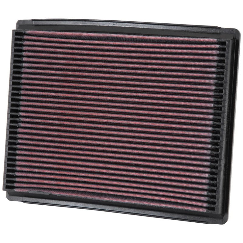 K&N 33-2015 washable high-flow oiled cotton replacement air filter for 1986-1993 Ford Mustang 5.0L