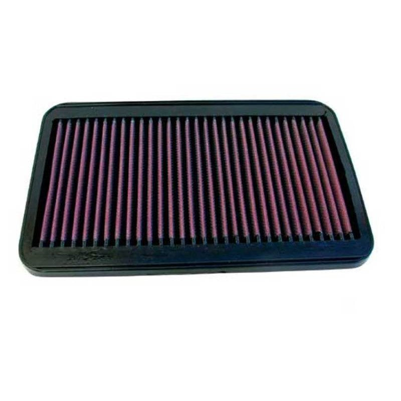 K&N 33-2009 high-flow oiled cotton replacement air filter for 1981-1989 Toyota models.