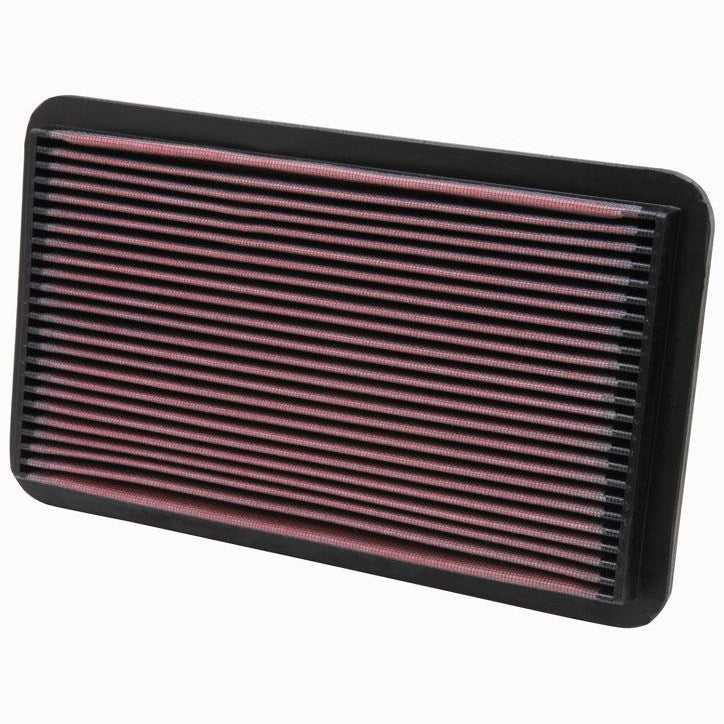 K&N 33-2052 oiled cotton high-flow replacement air filter for 1992-1999 Toyota and Lexus factory air boxes.